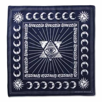 【予約商品】PUNK DRUNKERS (パンクドランカーズ) 目力バンダナ - NAVY