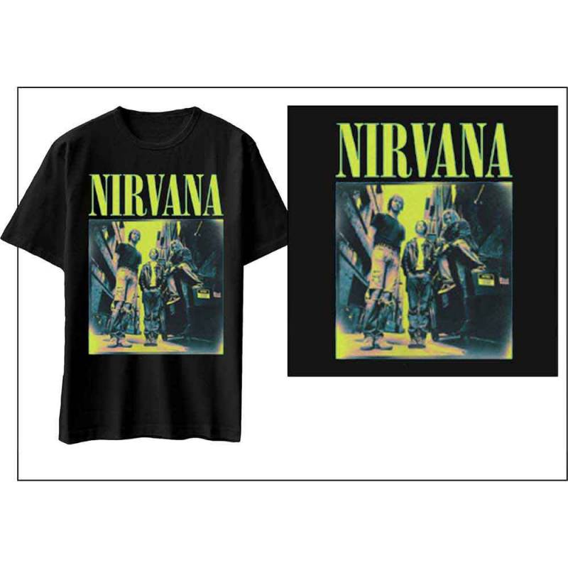 【予約商品】NIRVANA バンドTシャツ ユニセックス: Kings of The Street (Black)
