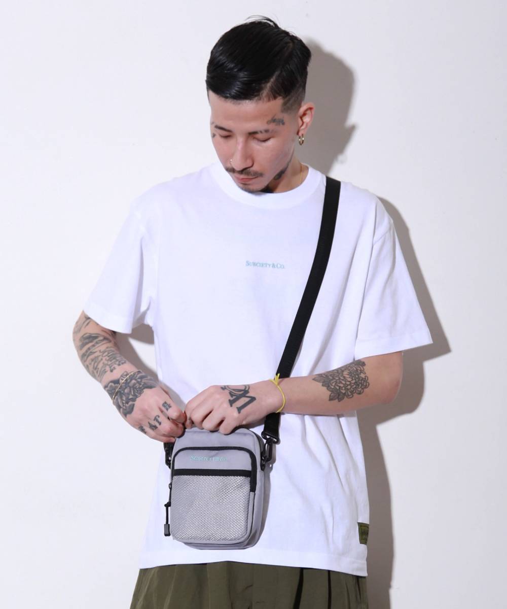 Subciety (サブサエティ) SHOULDER BAG- GRAY