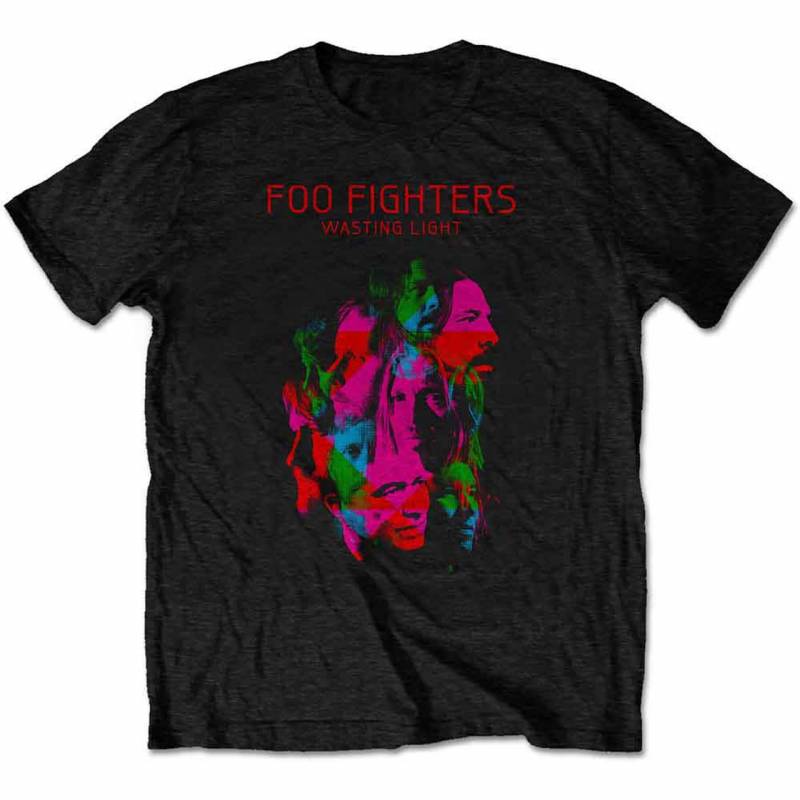 【予約商品】FOO FIGHTERS バンドTシャツ ユニセックス: Wasting Light (Black)