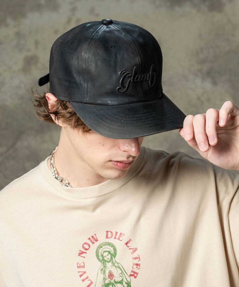 予約商品】glamb(グラム)GB0125/CP03 : Paraffin Coat Cap