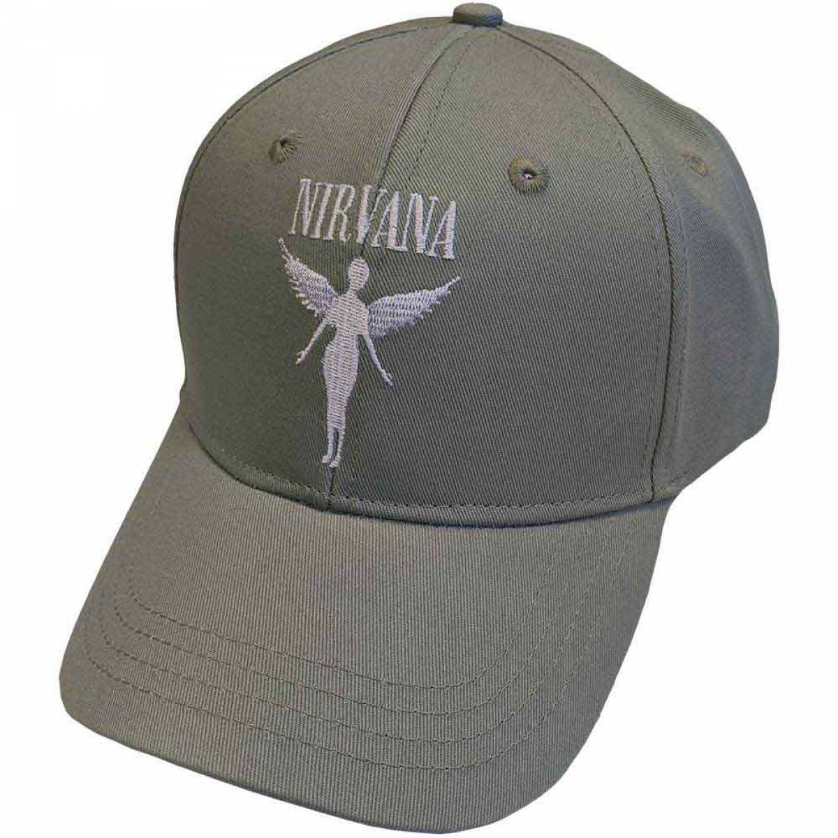 【予約商品】NIRVANA Unisex Baseball Cap: Angelic Mono (Green) - GREEN