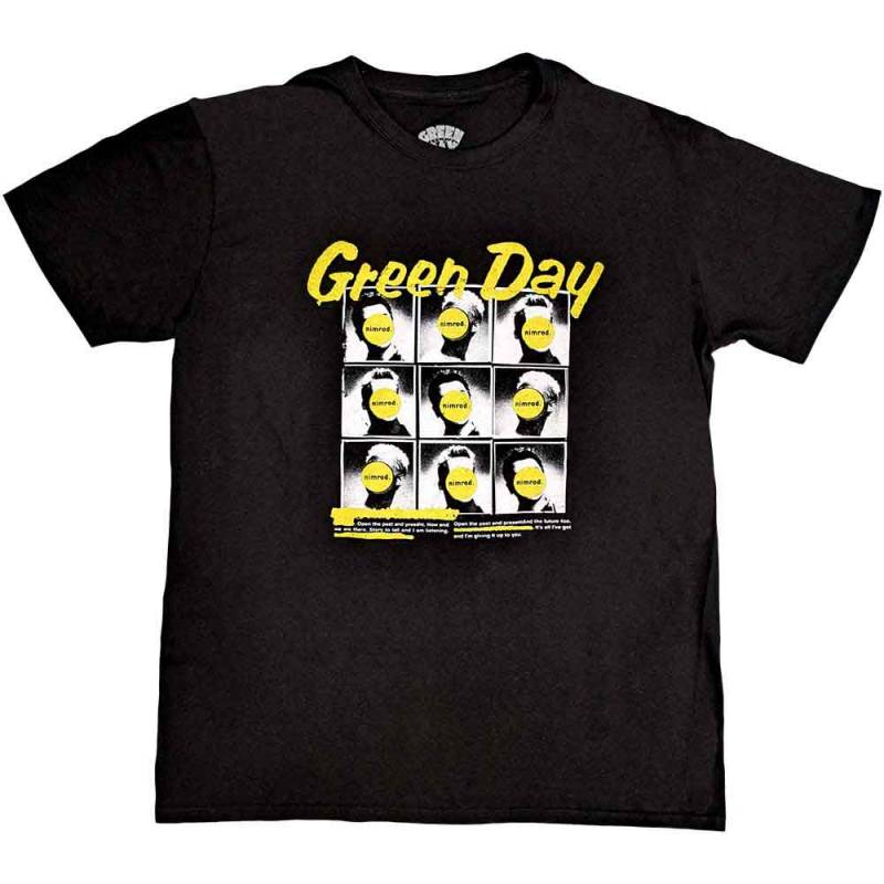 【予約商品】GREEN DAY バンドTシャツ ユニセックス: Nimrod (Black) - BLACK