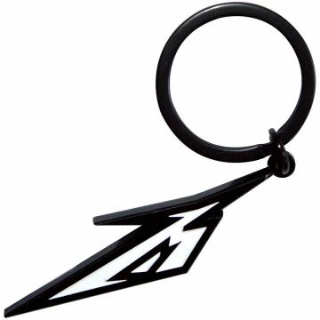 【予約商品】METALLICA Keychain: Black & White M Logo