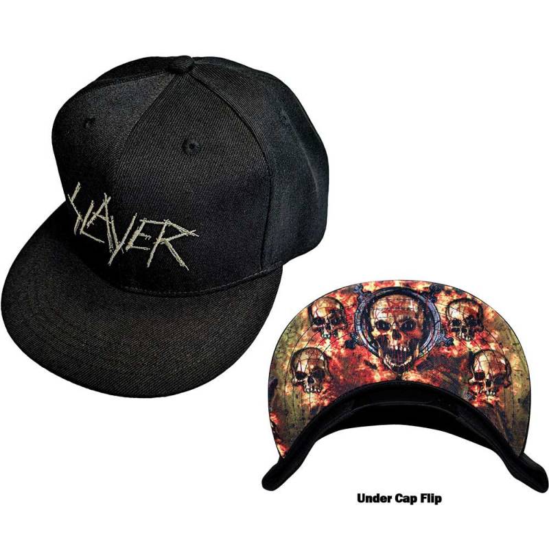 【予約商品】SLAYER Unisex Snapback Cap: Scratchy Logo (Black)