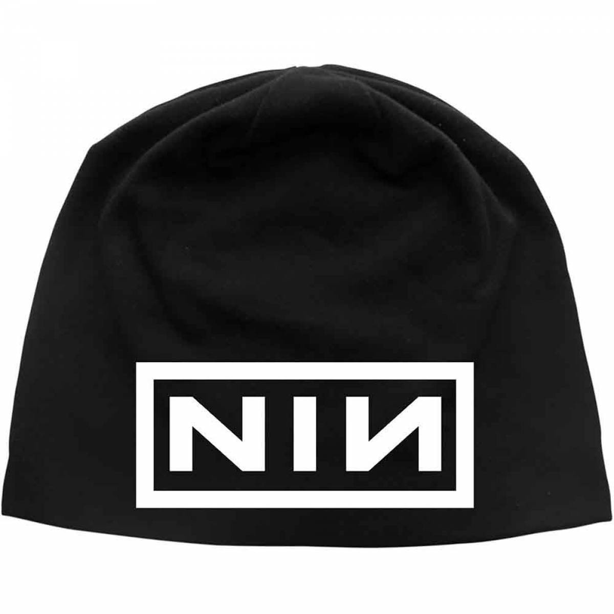 【予約商品】NINE INCH NAILS Unisex Beanie Hat: Logo (Black) - BLACK