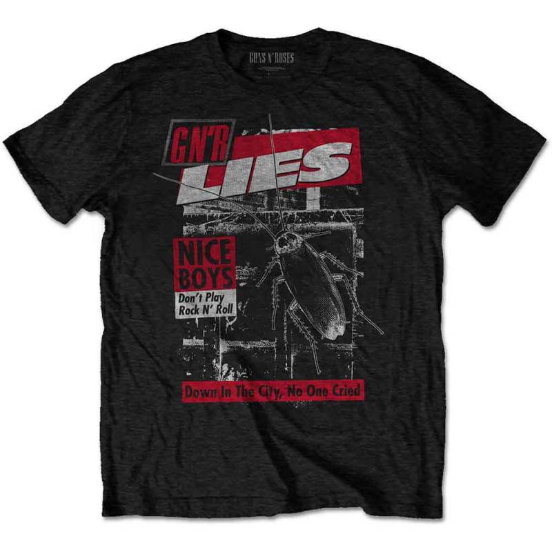 【予約商品】GUNS N' ROSES バンドTシャツ ユニセックス: Nice Boys (Black)