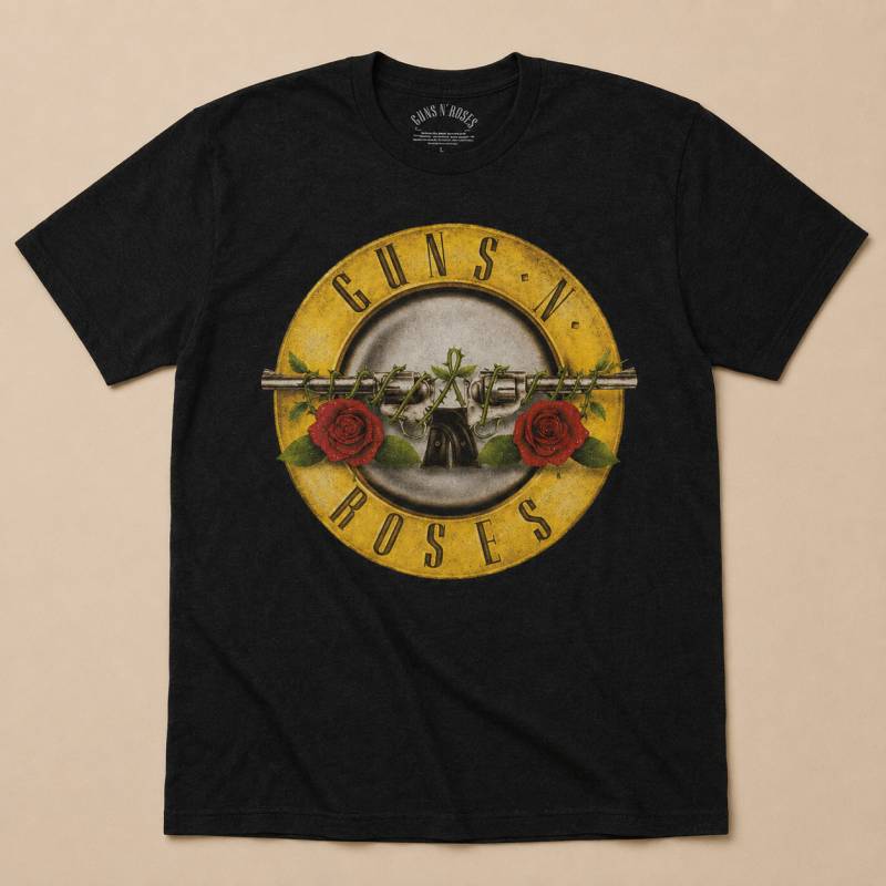 【予約商品】GUNS N' ROSES バンドTシャツ ユニセックス: Classic Logo (Black)