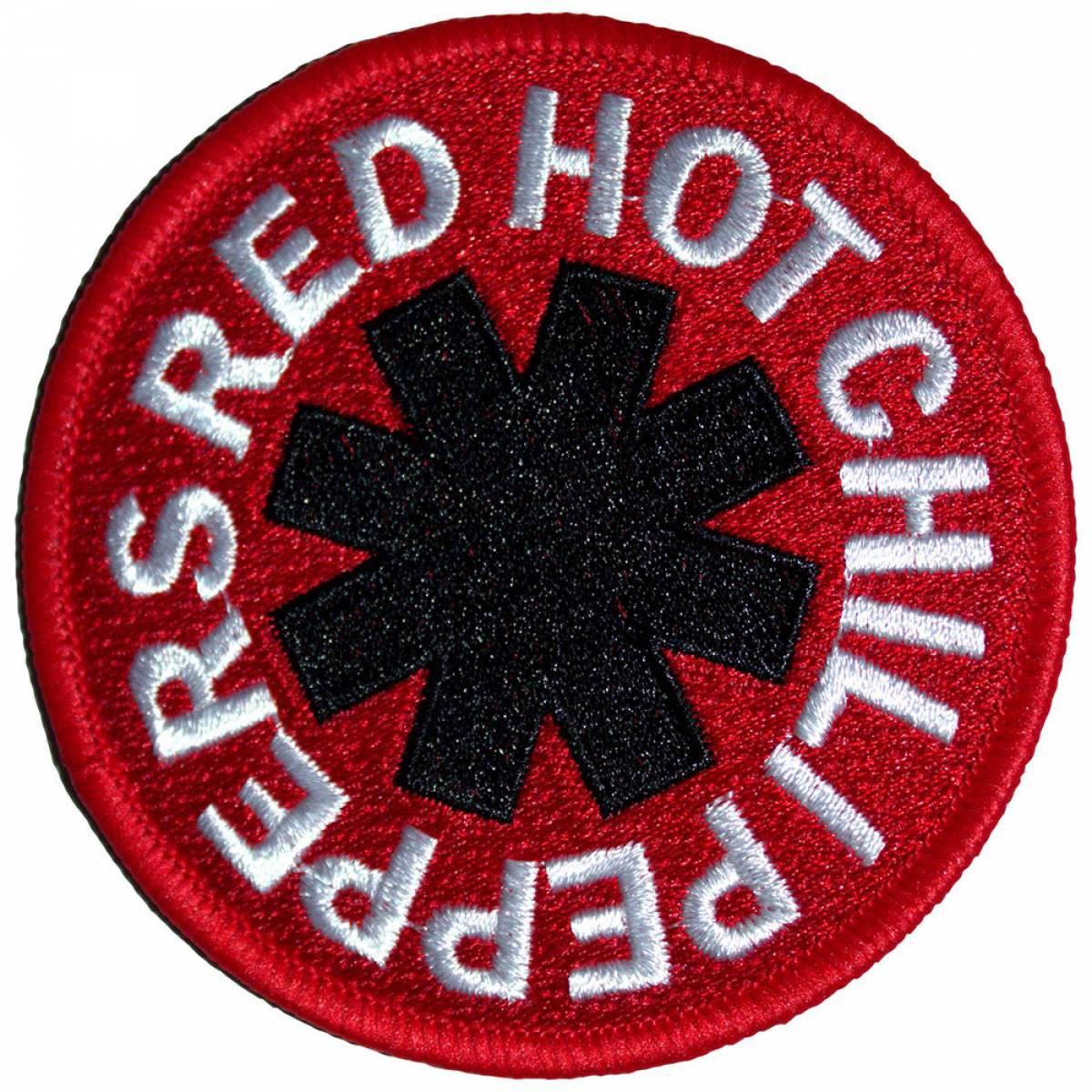 【予約商品】RED HOT CHILI PEPPERS Woven Patch: Asterisk Red (Red) - RED