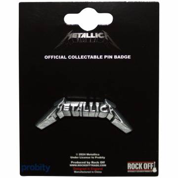 【予約商品】METALLICA Pin Badge: 3D Logo