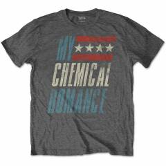 【予約商品】MY CHEMICAL ROMANCE バンドTシャツ ユニセックス: Raceway (Charcoal Grey)