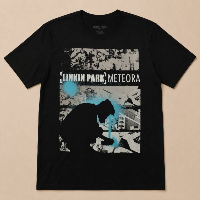 【予約商品】LINKIN PARK バンドTシャツ ユニセックス: Meteora Drip Collage (Black)