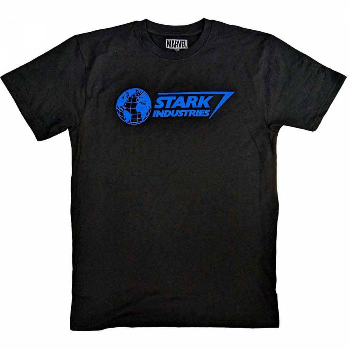 【予約商品】Marvel Comics ユニセックスTシャツ: Stark Industries Blue