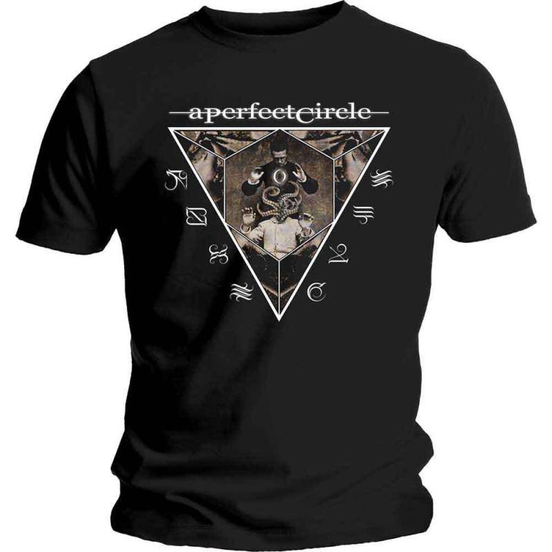 【予約商品】A PERFECT CIRCLE バンドTシャツ ユニセックス: Outsider (Black)