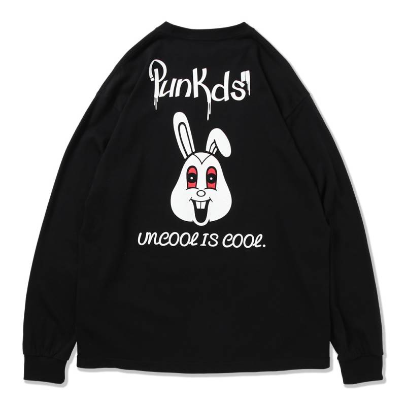 【予約商品】PUNK DRUNKERS (パンク・ドランカーズ) USAGIロンTEE - BLACK