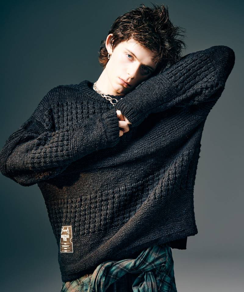 【予約商品】glamb(グラム)Backstage Knit / バックステージニット - Black