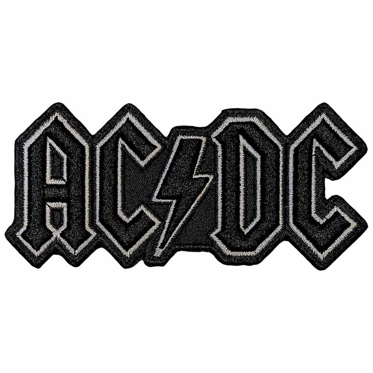 【予約商品】AC/DC Woven Patch: Black Logo (Standard)