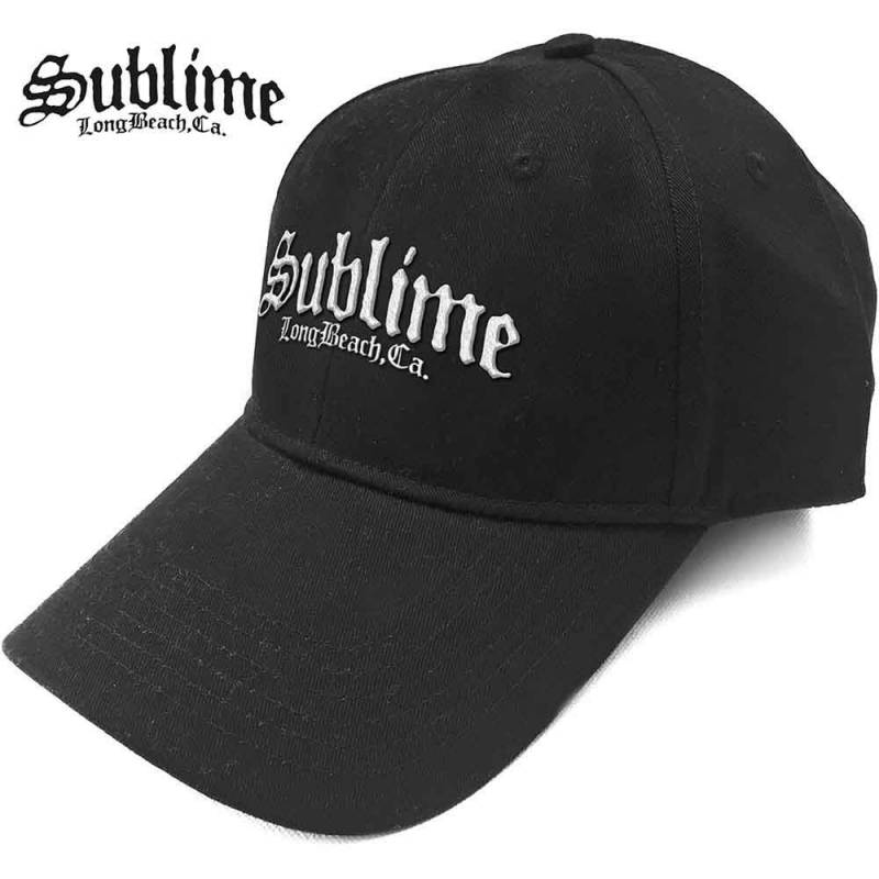 【予約商品】SUBLIME Unisex Baseball Cap: CA Logo (Black)