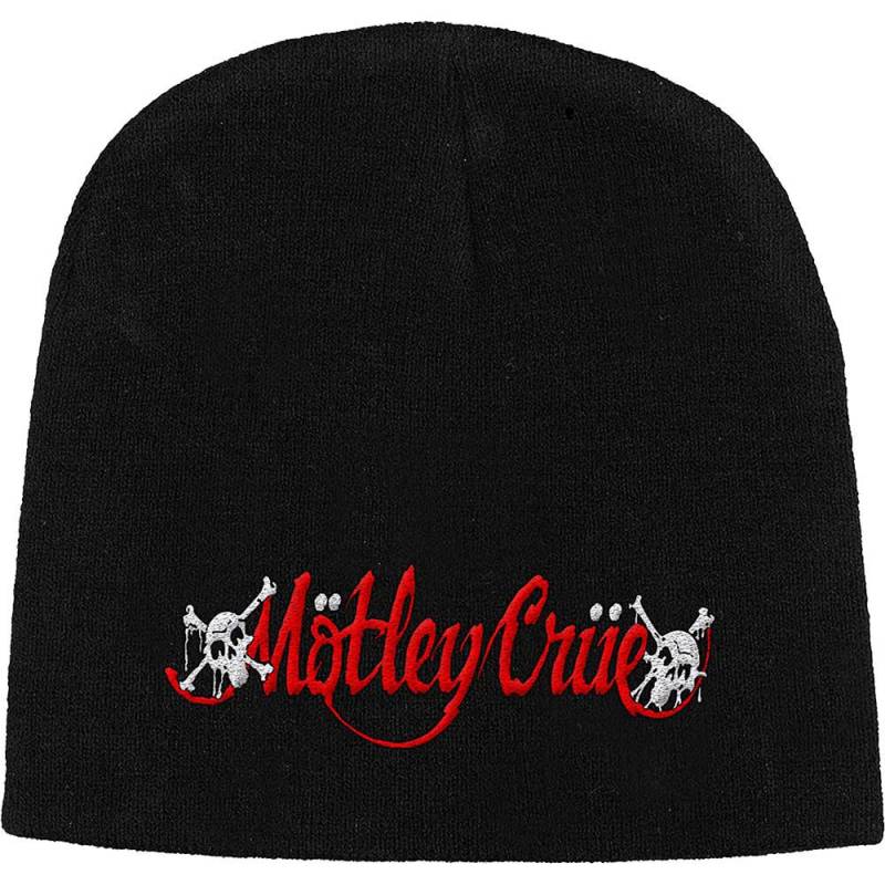 【予約商品】MOTLEY CRUE Unisex Beanie Hat: Dr Feelgood Logo (Black)