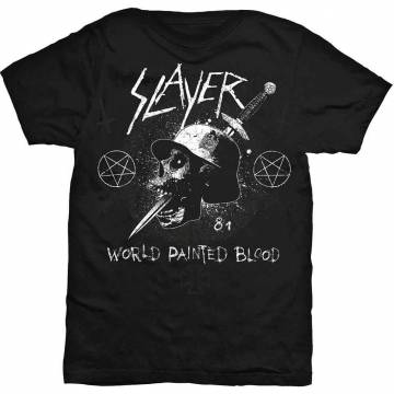 【予約商品】SLAYER ユニセックスTシャツ: Dagger Skull