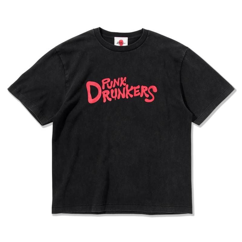 【予約商品】PUNK DRUNKERS (パンク・ドランカーズ) メジャーリーガーアイツTEE - H.BLACK
