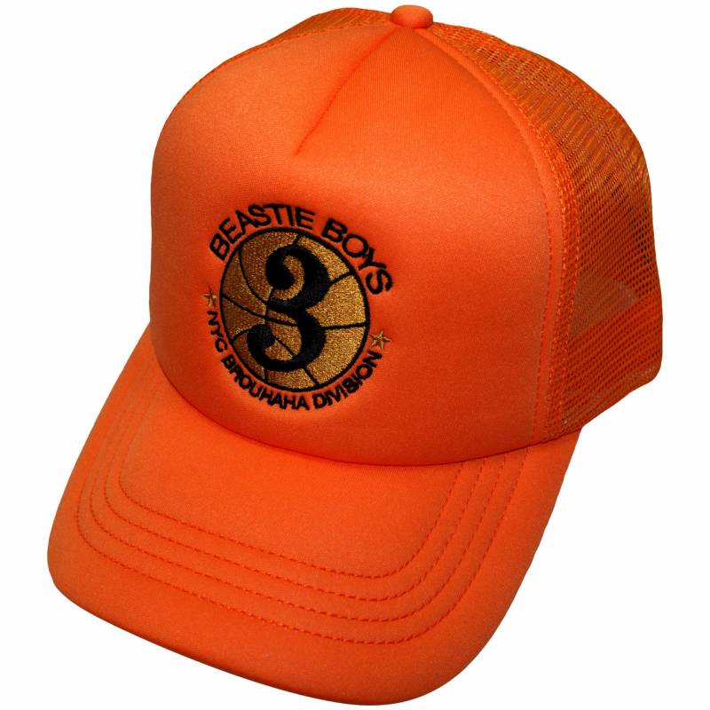 【予約商品】The BEASTIE BOYS Unisex Mesh Back Cap: NYC Brouhaha Division (Orange)