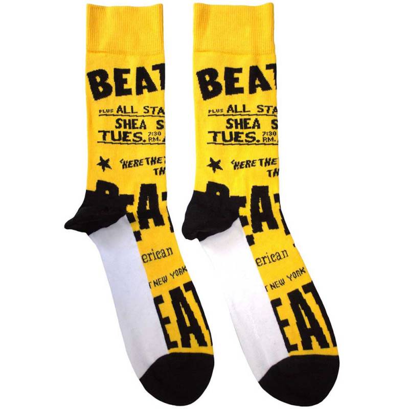 【予約商品】THE BEATLES Unisex Ankle Socks: USA (Yellow)