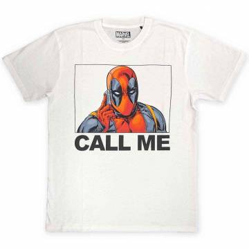 【予約商品】Marvel Comics ユニセックスTシャツ: Deadpool Call Me