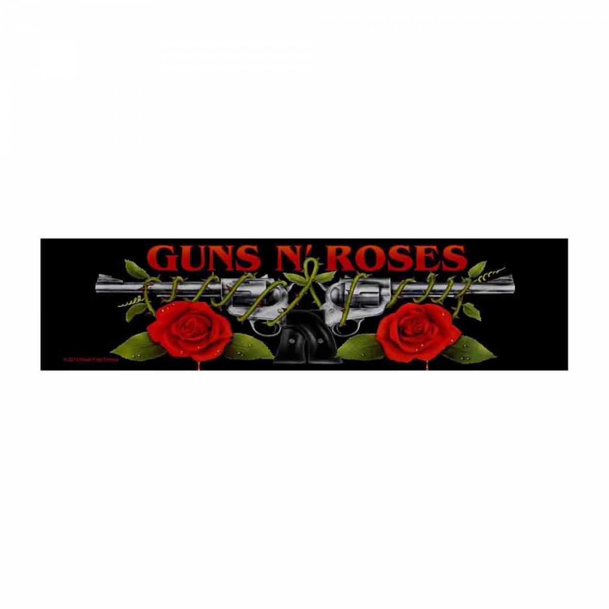 【予約商品】GUNS N' ROSES Super Strip Patch: Logo/Roses (Retail Pack)