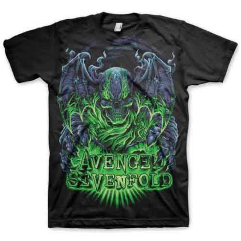 【予約商品】AVENGED SEVENFOLD バンドTシャツ ユニセックス: Dare to Die (Black)