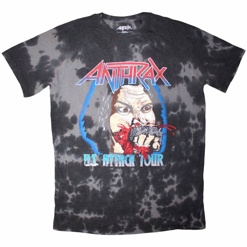 【予約商品】ANTHRAX バンドTシャツ ユニセックス: Fistful Of Metal (Black) (Wash Collection)