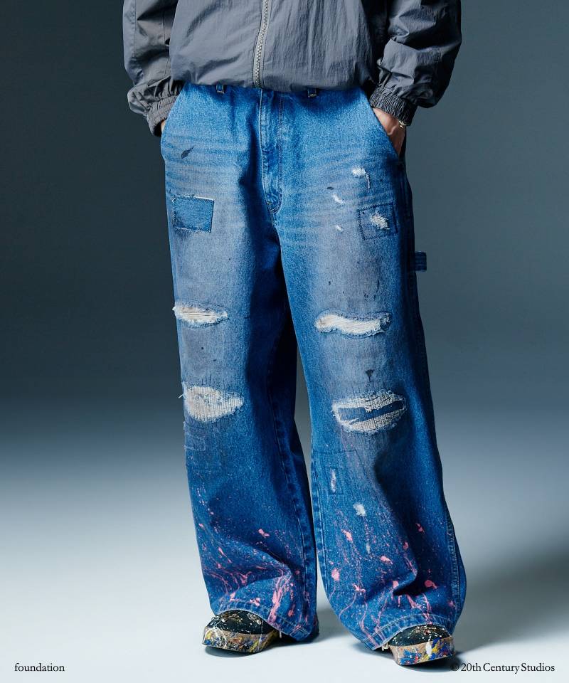 【予約商品】glamb(グラム) FIGHT CLUB/Soap Denim / ファイトクラブ/ソープデニム - Indigo