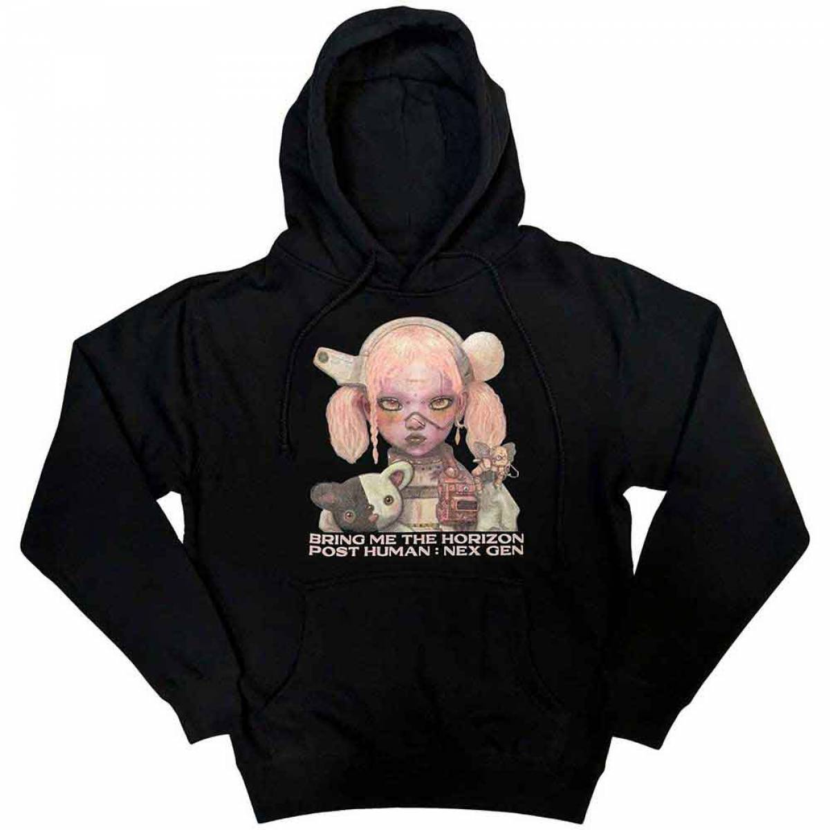 【予約商品】BRING ME THE HORIZON Unisex Pullover Hoodie: Nex Gen Cover - BLACK