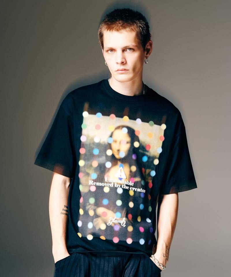 【予約商品】glamb(グラム)Unavailable Art T-Shirt / アンアベイラブルアートTシャツ - Black