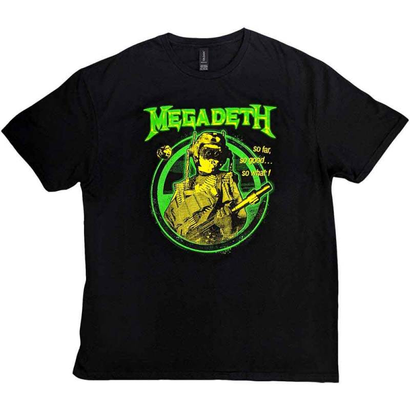 【予約商品】MEGADETH バンドTシャツ ユニセックス: SFSGSW Hi-Contrast (Black)
