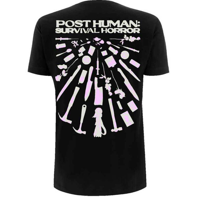 【予約商品】BRING ME THE HORIZON バンドTシャツ ユニセックス: Tools (Black) (Back Print) - BLACK