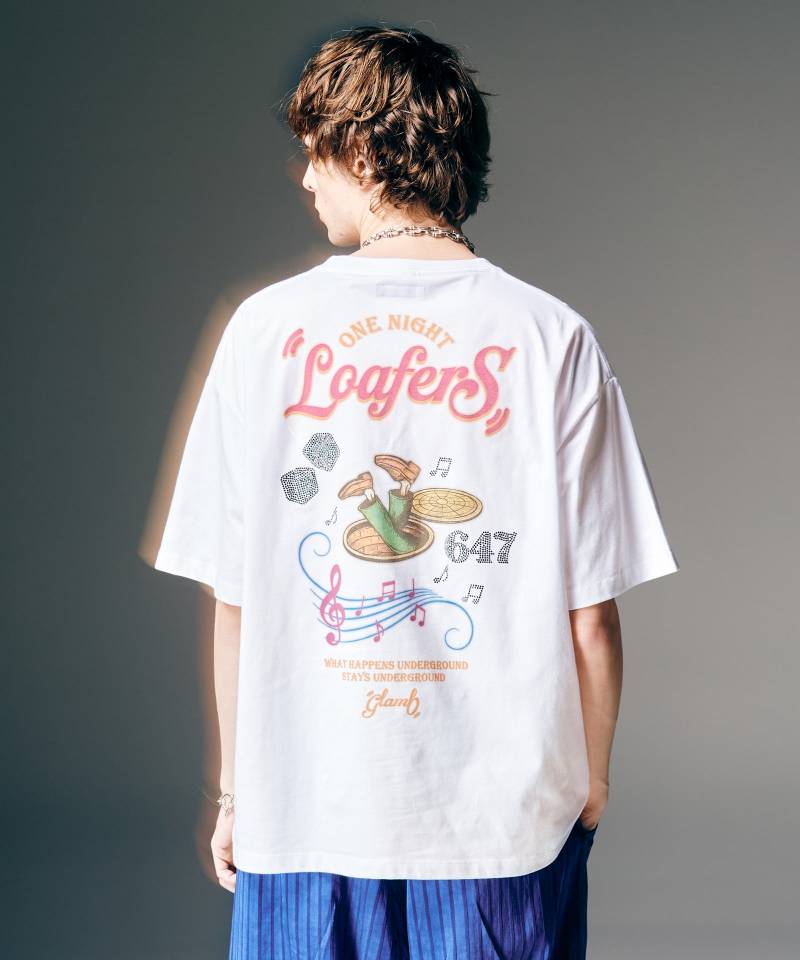 【予約商品】glamb(グラム)Loafers Gig T-Shirt / ローファーズギグTシャツ - White