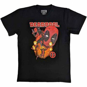 【予約商品】Marvel Comics ユニセックスTシャツ: Deadpool Collage 2