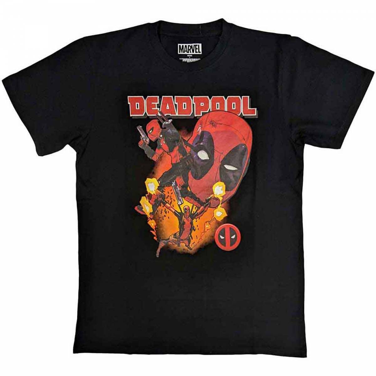 【予約商品】Marvel Comics ユニセックスTシャツ: Deadpool Collage 2