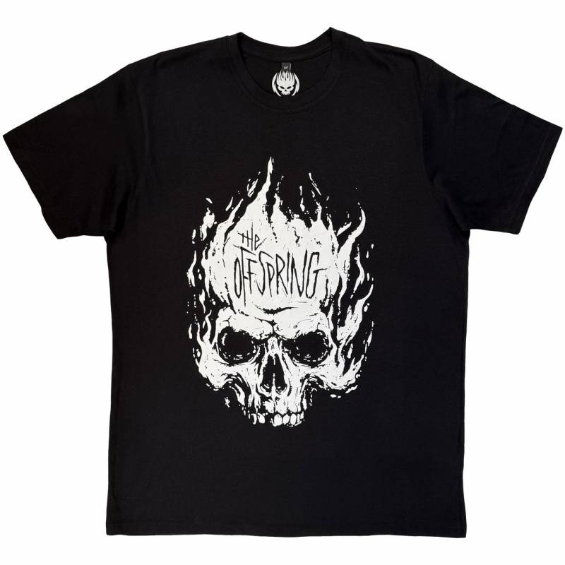 【予約商品】THE OFFSPRING Unisex Premium Carbon バンドTシャツ: Skull (Black)
