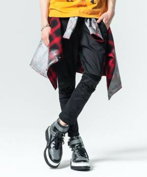 【予約商品】glamb(グラム)GB0225/P06 : Astronaut Tapered Pants / アストロノートテーパードパンツ - Black