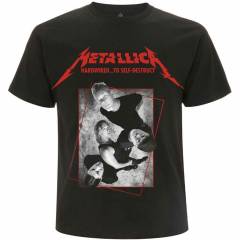 【予約商品】METALLICA バンドTシャツ ユニセックス: Hardwired Band Concrete (Black) - BLACK