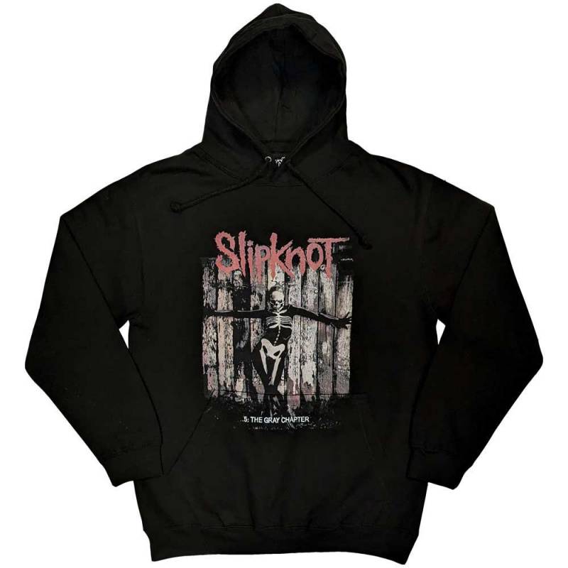 【予約商品】SLIPKNOT Unisex Pullover Hoodie: .5 The Gray Chapter (Black) (Back Print) - BLACK
