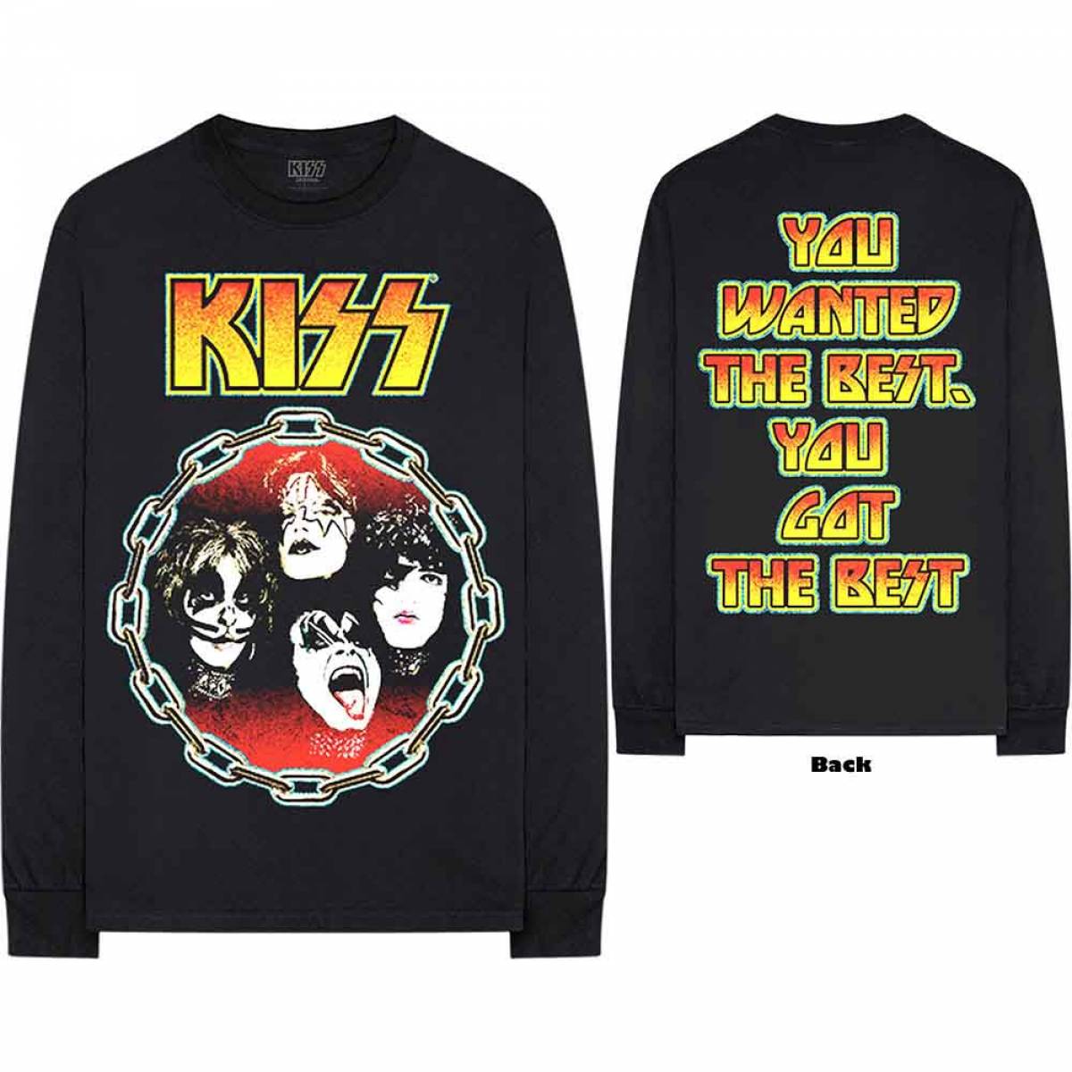 予約商品】KISS Unisex Long Sleeve バンドTシャツ: You Wanted 予約商品】KISS Unisex Long Sleeve バンドTシャツ: You Wanted