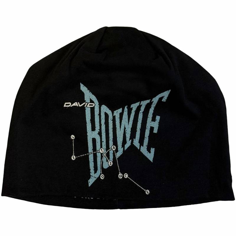 【予約商品】DAVID BOWIE Unisex Beanie Hat: Let's Dance JD Print (Black)