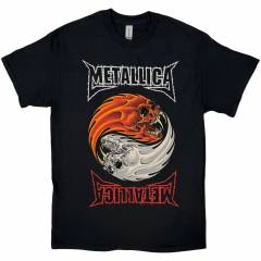 【予約商品】METALLICA バンドTシャツ ユニセックス: Yin Yang (Black)