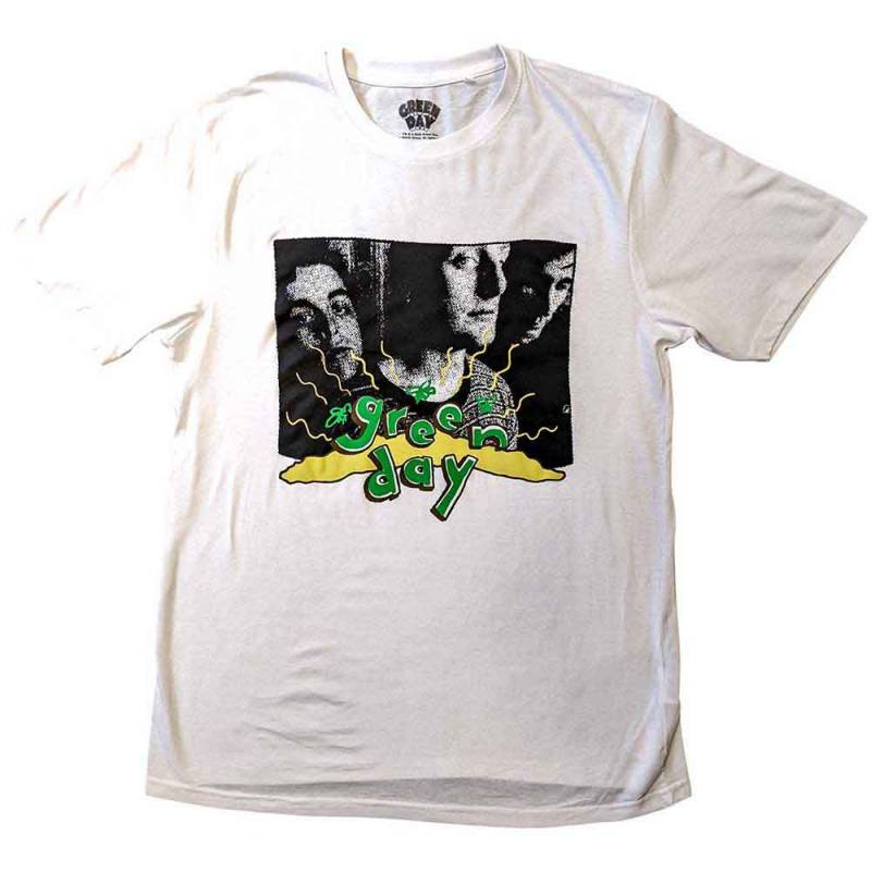 【予約商品】GREEN DAY バンドTシャツ ユニセックス: Dookie Photo (White)