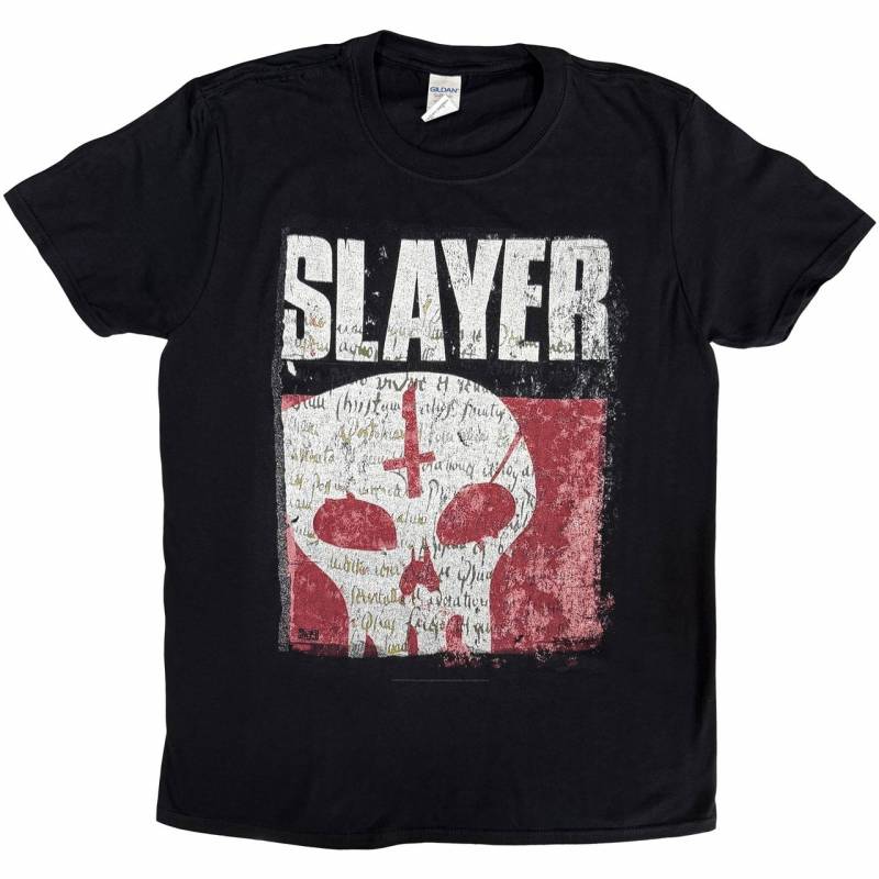 【予約商品】SLAYER バンドTシャツ ユニセックス: Undisputed Attitude Skull (Black)