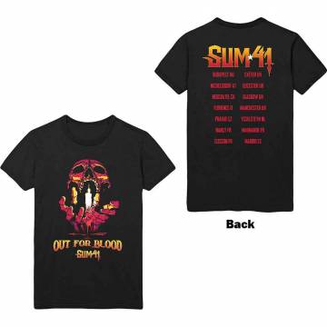 【予約商品】SUM 41 ユニセックスTシャツ: Out For Blood (Back Print)