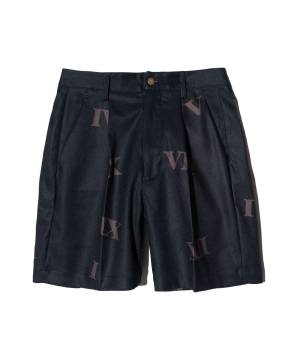 【予約商品】glamb(グラGB0125/P06 : Montmartre Tailored Shorts / モンマルトルテーラードショーツ - Indigo